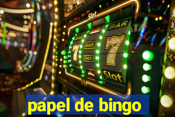 papel de bingo